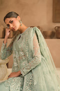 Ayzel | Panache Wedding Formals | Illiana L Aqua Organza