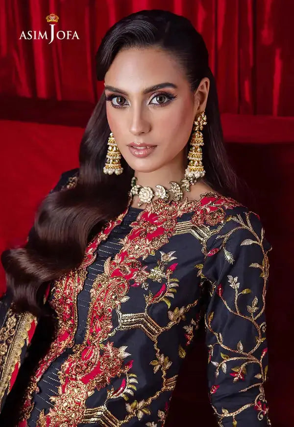 Asim Jofa | Bekhudi Luxury Chiffon 23 | AJBK-02 - Pakistani Designer Dress - by Asim Jofa | Type: Bridal - 100% Original at Saira Sultan