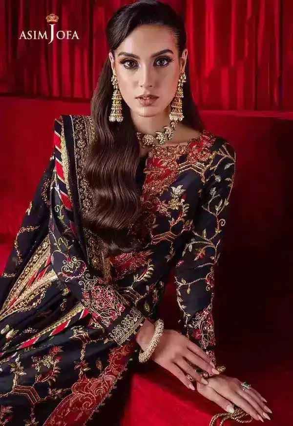 Asim Jofa | Bekhudi Luxury Chiffon 23 | AJBK-02 - Pakistani Designer Dress - by Asim Jofa | Type: Bridal - 100% Original at Saira Sultan