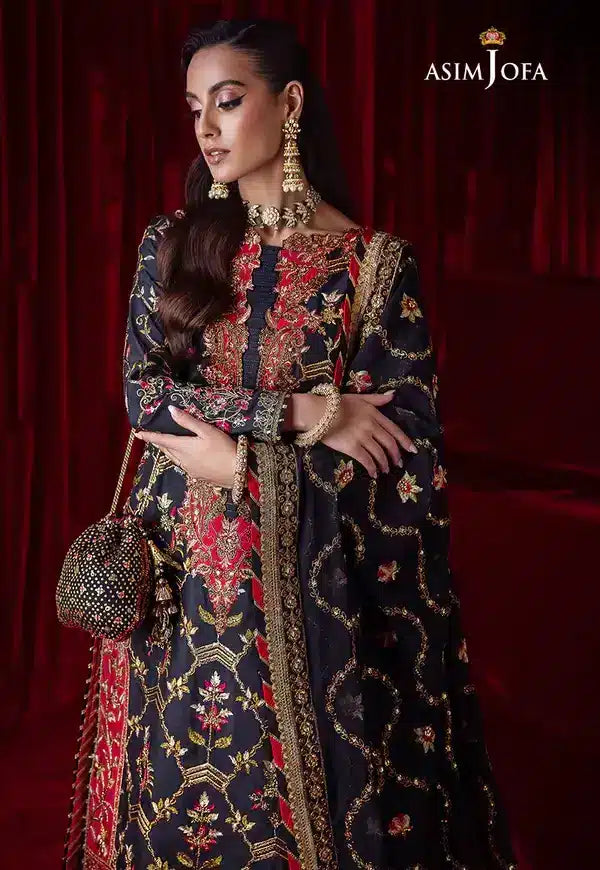 Asim Jofa | Bekhudi Luxury Chiffon 23 | AJBK-02 - Pakistani Designer Dress - by Asim Jofa | Type: Bridal - 100% Original at Saira Sultan