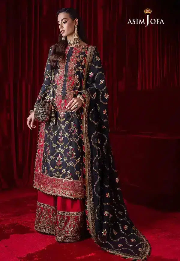 Asim Jofa | Bekhudi Luxury Chiffon 23 | AJBK-02 - Pakistani Designer Dress - by Asim Jofa | Type: Bridal - 100% Original at Saira Sultan
