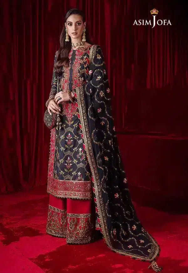 Asim Jofa | Bekhudi Luxury Chiffon 23 | AJBK-02 - Pakistani Designer Dress - by Asim Jofa | Type: Bridal - 100% Original at Saira Sultan