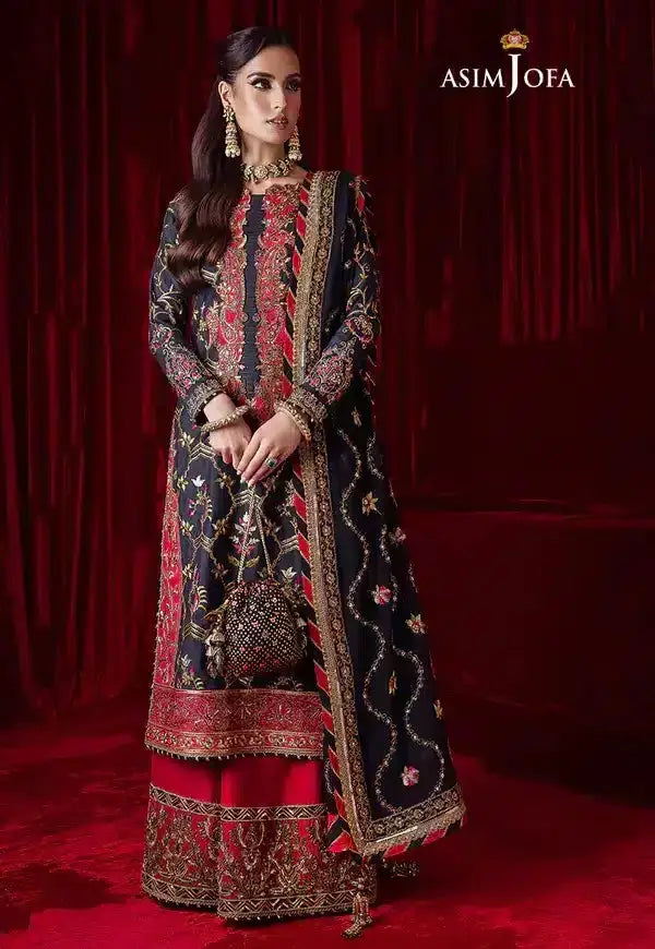 Asim Jofa | Bekhudi Luxury Chiffon 23 | AJBK-02 - Pakistani Designer Dress - by Asim Jofa | Type: Bridal - 100% Original at Saira Sultan