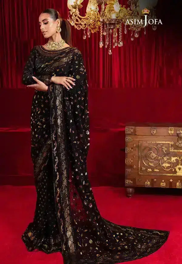 Asim Jofa | Bekhudi Luxury Chiffon 23 | AJBK-03 - Pakistani Designer Dress - by Asim Jofa | Type: Bridal - 100% Original at Saira Sultan