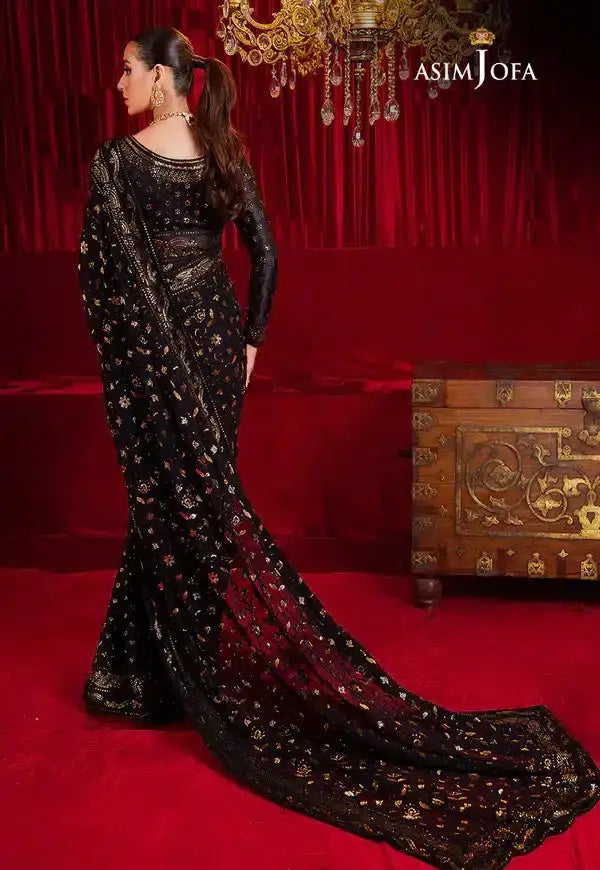Asim Jofa | Bekhudi Luxury Chiffon 23 | AJBK-03 - Pakistani Designer Dress - by Asim Jofa | Type: Bridal - 100% Original at Saira Sultan