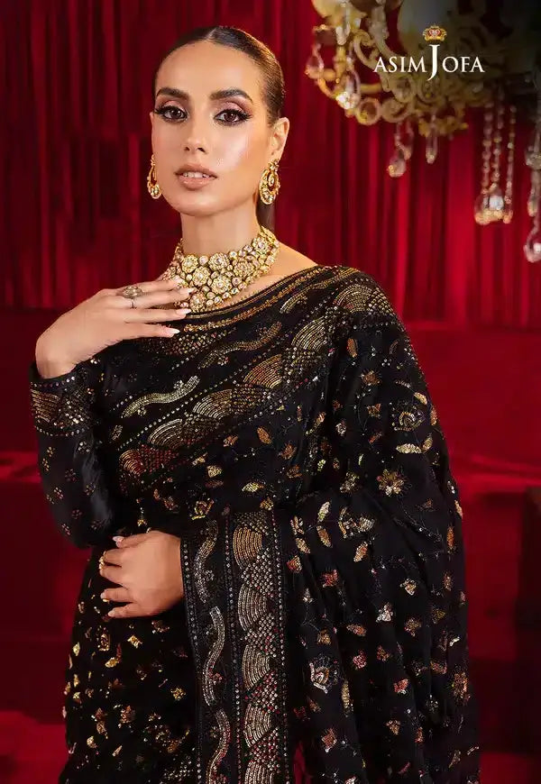 Asim Jofa | Bekhudi Luxury Chiffon 23 | AJBK-03 - Pakistani Designer Dress - by Asim Jofa | Type: Bridal - 100% Original at Saira Sultan