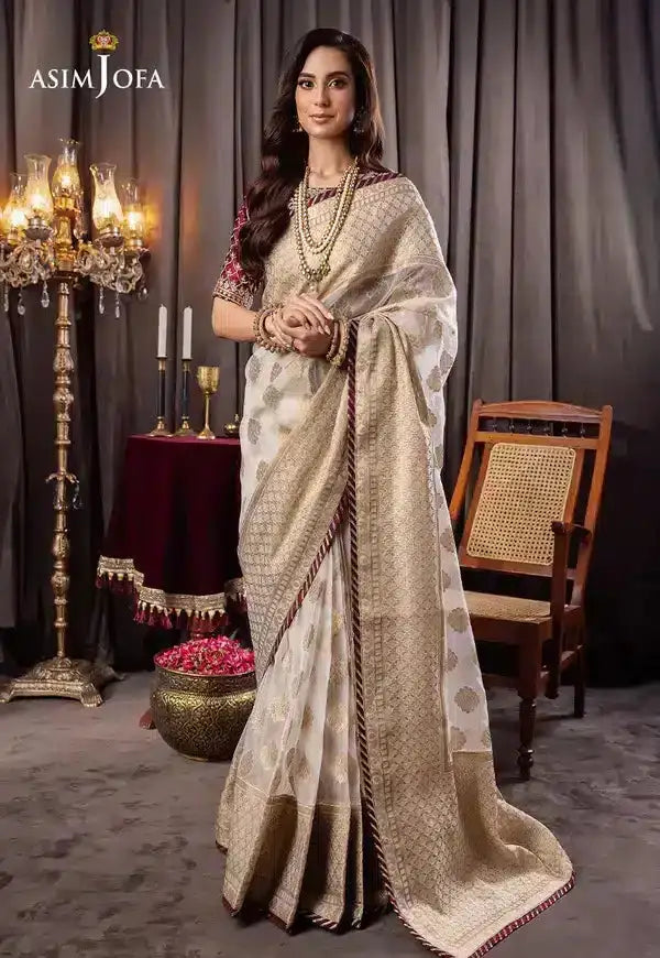 Asim Jofa | Bekhudi Luxury Chiffon 23 | AJBK-04 - Pakistani Designer Dress - by Asim Jofa | Type: Bridal - 100% Original at Saira Sultan