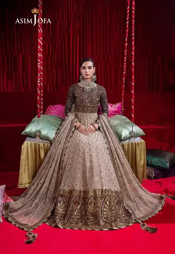 Asim Jofa | Bekhudi Luxury Chiffon 23 | AJBK-05 - Pakistani Designer Dress - by Asim Jofa | Type: Bridal - 100% Original at Saira Sultan