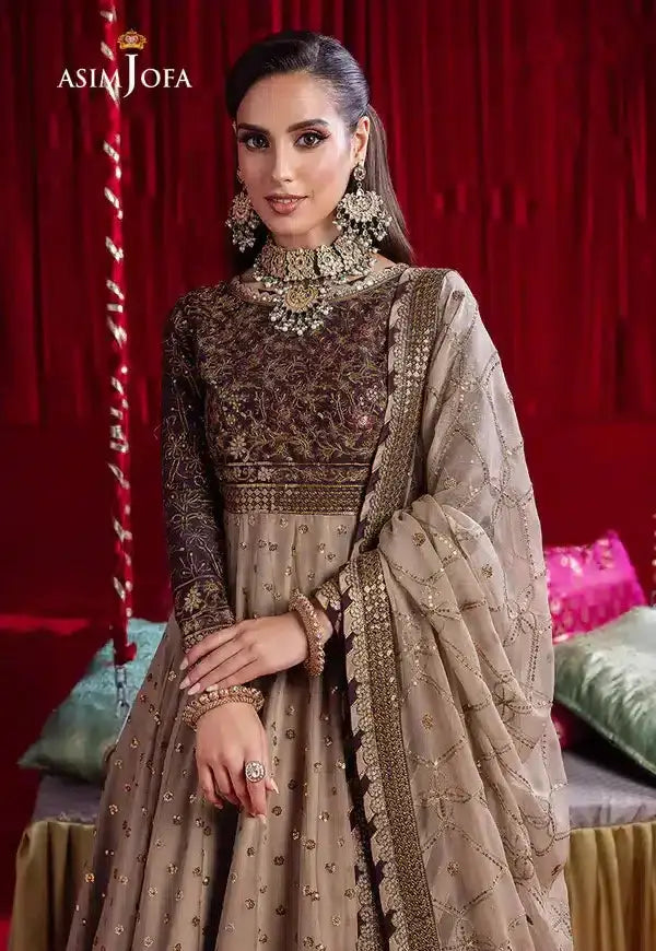 Asim Jofa | Bekhudi Luxury Chiffon 23 | AJBK-05 - Pakistani Designer Dress - by Asim Jofa | Type: Bridal - 100% Original at Saira Sultan
