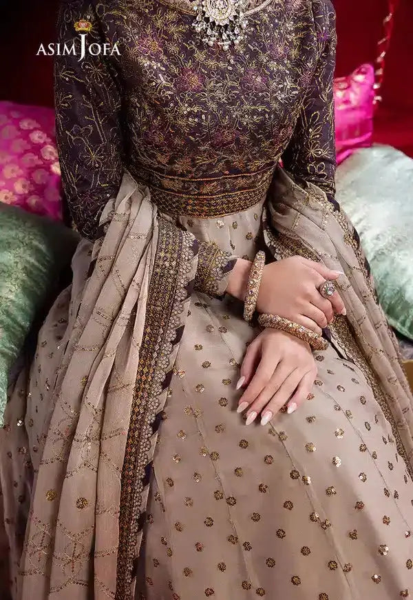 Asim Jofa | Bekhudi Luxury Chiffon 23 | AJBK-05 - Pakistani Designer Dress - by Asim Jofa | Type: Bridal - 100% Original at Saira Sultan