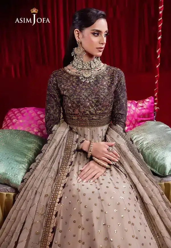 Asim Jofa | Bekhudi Luxury Chiffon 23 | AJBK-05 - Pakistani Designer Dress - by Asim Jofa | Type: Bridal - 100% Original at Saira Sultan