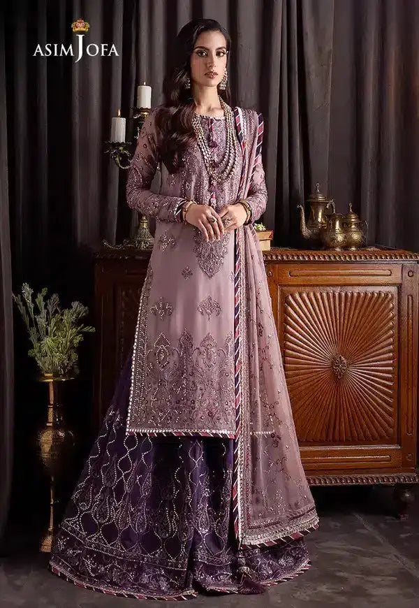 Asim Jofa | Bekhudi Luxury Chiffon 23 | AJBK-04 - Pakistani Designer Dress - by Asim Jofa | Type: Bridal - 100% Original at Saira Sultan