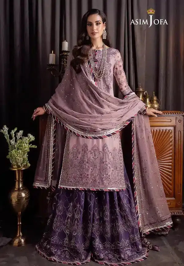 Asim Jofa | Bekhudi Luxury Chiffon 23 | AJBK-04 - Pakistani Designer Dress - by Asim Jofa | Type: Bridal - 100% Original at Saira Sultan