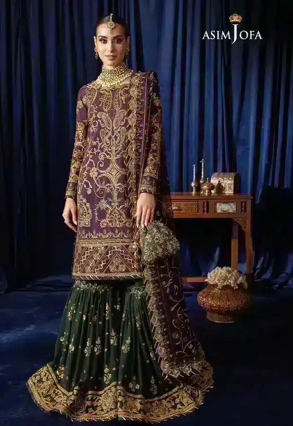 Asim Jofa | Bekhudi Luxury Chiffon 23 | AJBK-07 - Pakistani Designer Dress - by Asim Jofa | Type: Bridal - 100% Original at Saira Sultan