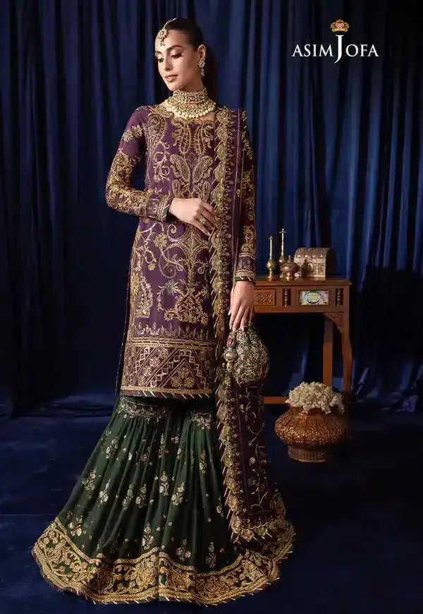 Asim Jofa | Bekhudi Luxury Chiffon 23 | AJBK-07 - Pakistani Designer Dress - by Asim Jofa | Type: Bridal - 100% Original at Saira Sultan