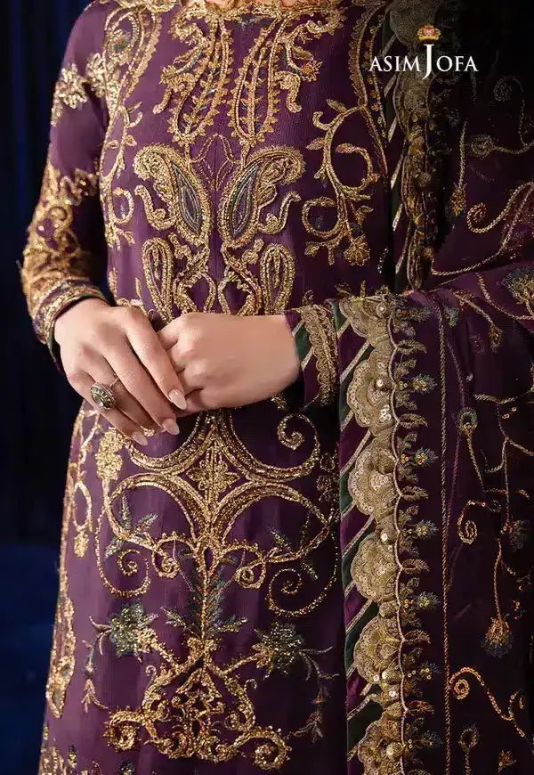 Asim Jofa | Bekhudi Luxury Chiffon 23 | AJBK-07 - Pakistani Designer Dress - by Asim Jofa | Type: Bridal - 100% Original at Saira Sultan