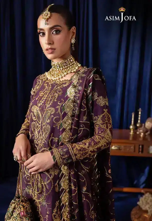 Asim Jofa | Bekhudi Luxury Chiffon 23 | AJBK-07 - Pakistani Designer Dress - by Asim Jofa | Type: Bridal - 100% Original at Saira Sultan
