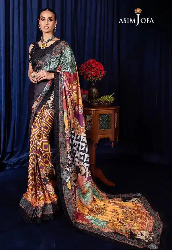Asim Jofa | Bekhudi Luxury Chiffon 23 | AJBK-09 - Pakistani Designer Dress - by Asim Jofa | Type: Bridal - 100% Original at Saira Sultan