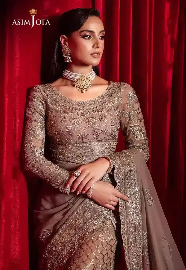 Asim Jofa | Bekhudi Luxury Chiffon 23 | AJBK-10 - Pakistani Designer Dress - by Asim Jofa | Type: Bridal - 100% Original at Saira Sultan