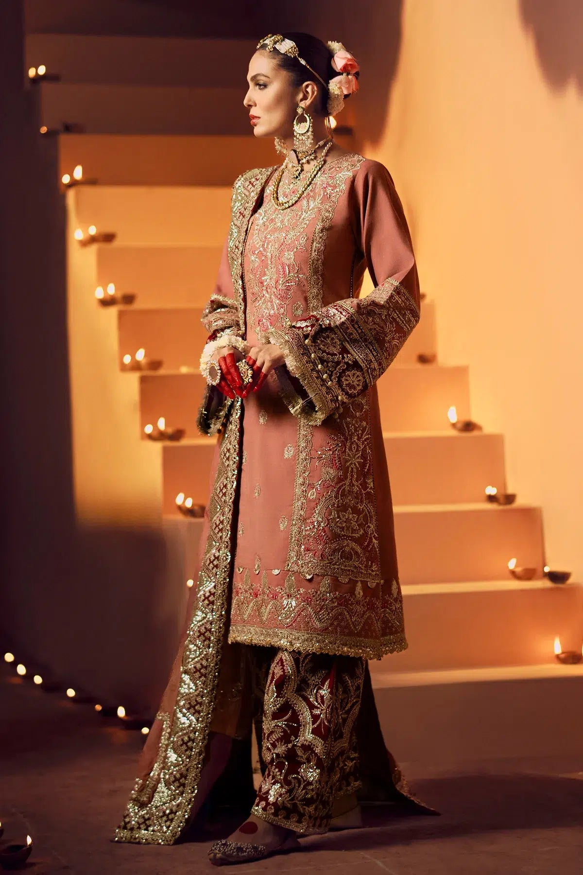 AJR Couture | Mushk The Silk Edit | Sawan - Pakistani Designer Dress - by AJR Couture | Type: Bridal - 100% Original at Saira Sultan