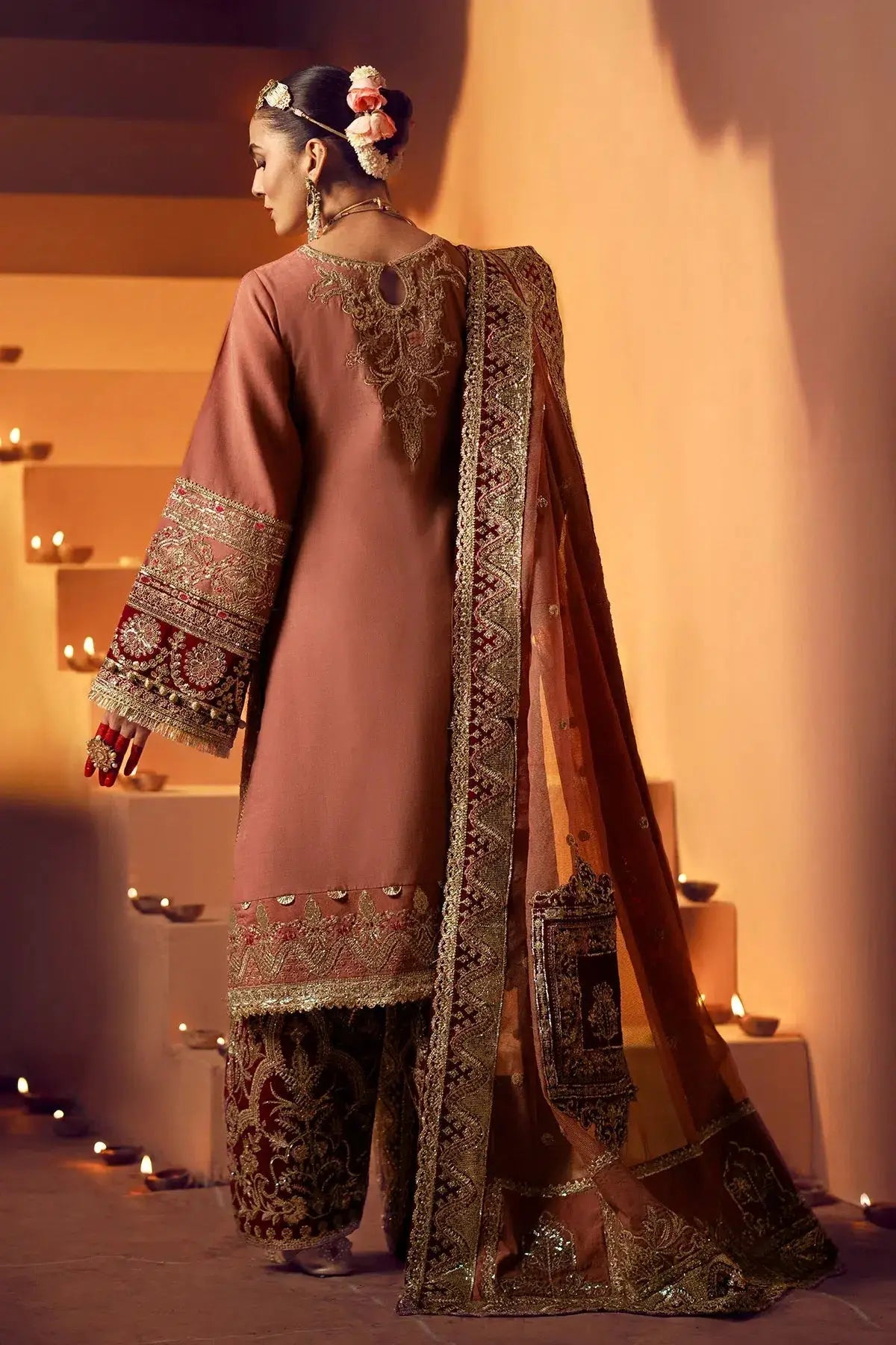 AJR Couture | Mushk The Silk Edit | Sawan - Pakistani Designer Dress - by AJR Couture | Type: Bridal - 100% Original at Saira Sultan