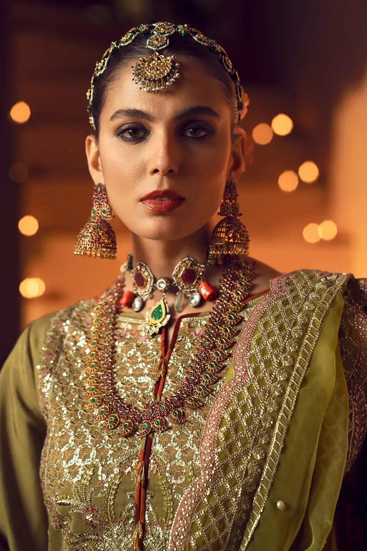 AJR Couture | Mushk The Silk Edit | Barsat - Pakistani Designer Dress - by AJR Couture | Type: Bridal - 100% Original at Saira Sultan