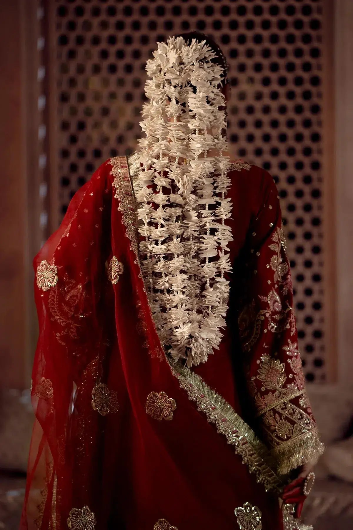 AJR Couture | Mushk The Silk Edit | Gulab - Pakistani Designer Dress - by AJR Couture | Type: Bridal - 100% Original at Saira Sultan