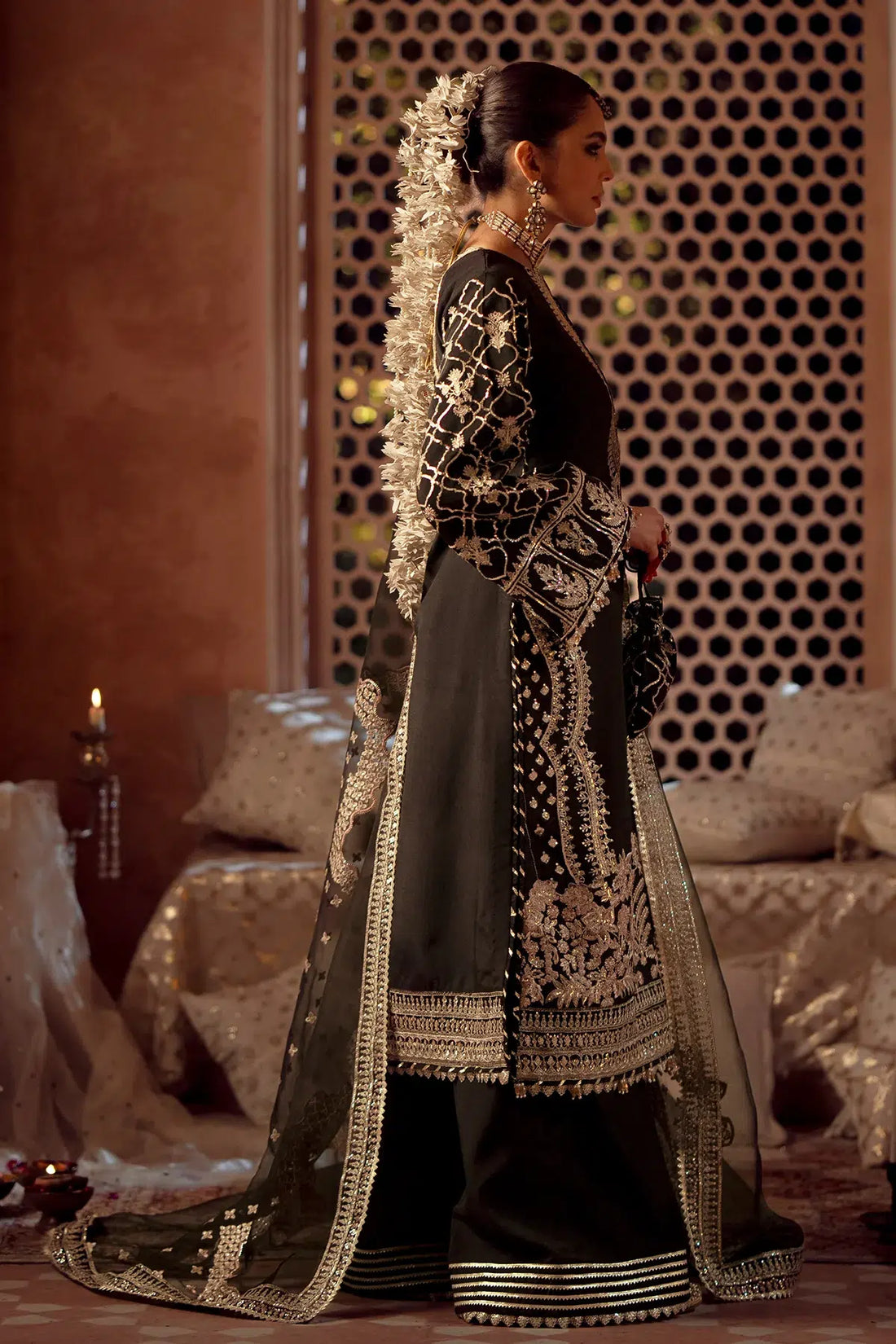 AJR Couture | Mushk The Silk Edit | Koyal - Pakistani Designer Dress - by AJR Couture | Type: Bridal - 100% Original at Saira Sultan