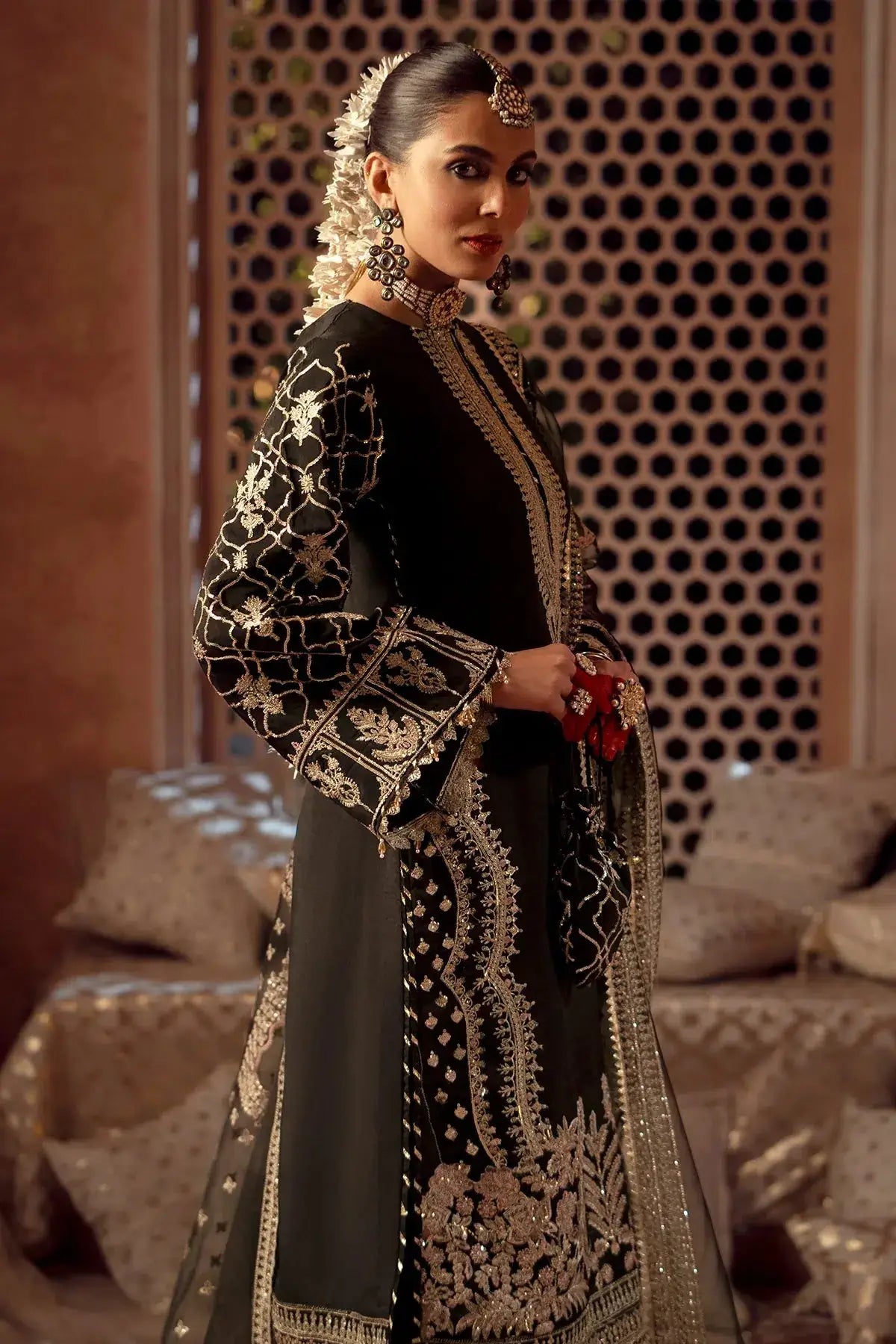 AJR Couture | Mushk The Silk Edit | Koyal - Pakistani Designer Dress - by AJR Couture | Type: Bridal - 100% Original at Saira Sultan