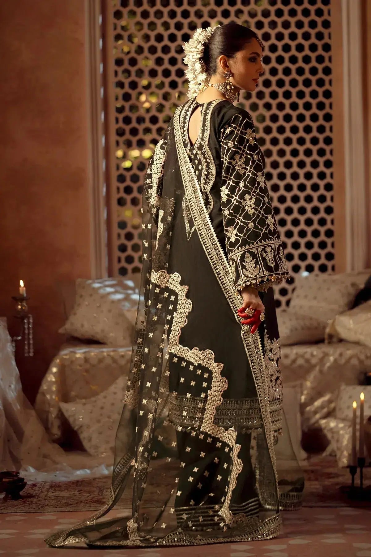 AJR Couture | Mushk The Silk Edit | Koyal - Pakistani Designer Dress - by AJR Couture | Type: Bridal - 100% Original at Saira Sultan