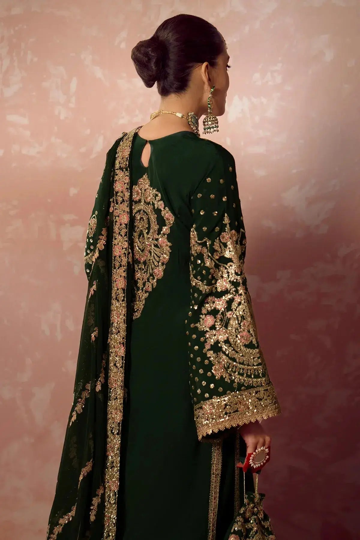AJR Couture | Mushk The Silk Edit | Aangan - Pakistani Designer Dress - by AJR Couture | Type: Bridal - 100% Original at Saira Sultan