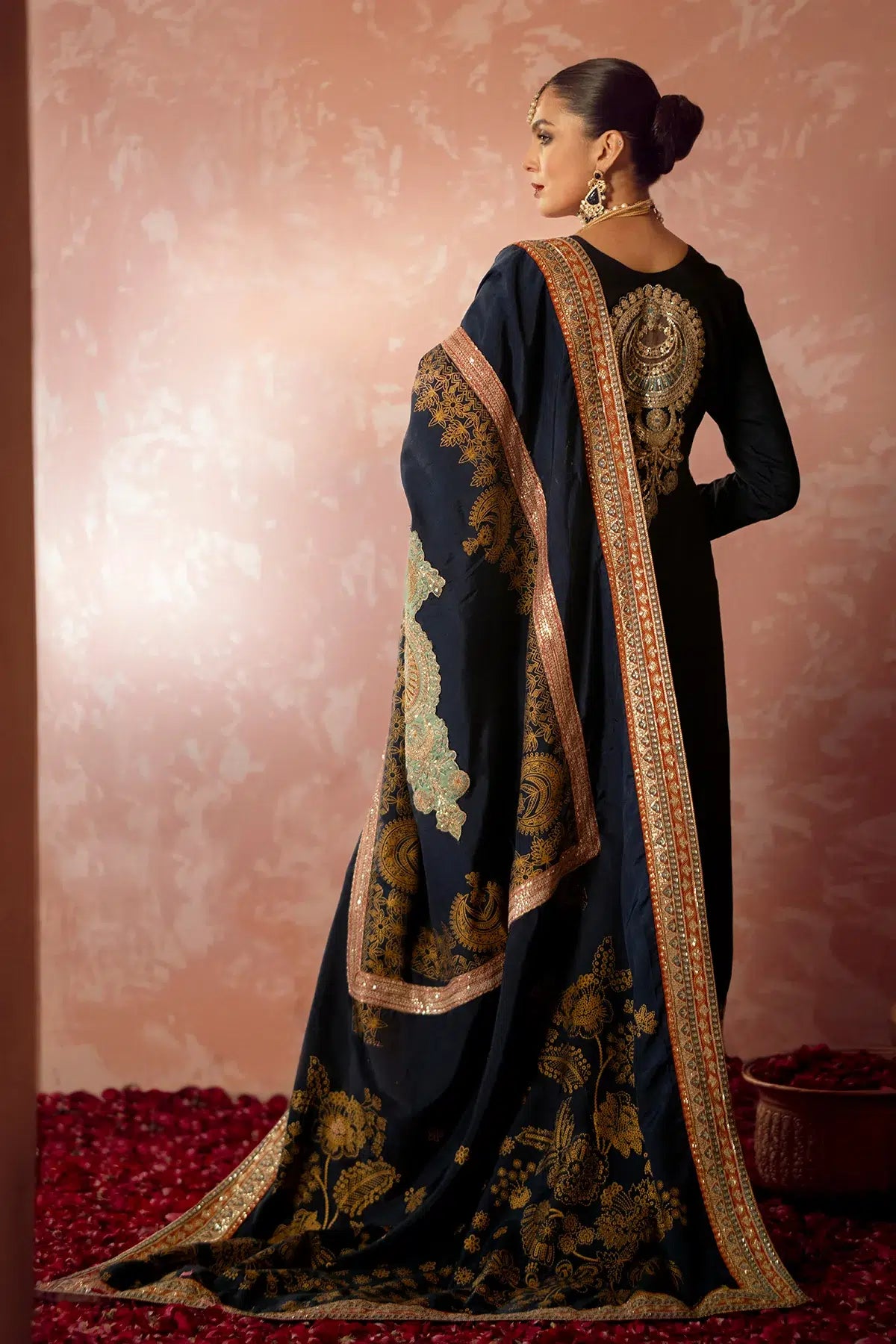 AJR Couture | Mushk The Silk Edit | Khushboo - Pakistani Designer Dress - by AJR Couture | Type: Bridal - 100% Original at Saira Sultan