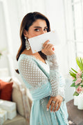 Azure | Vogue Formals | Azure Glow L Ice Blue Chiffon