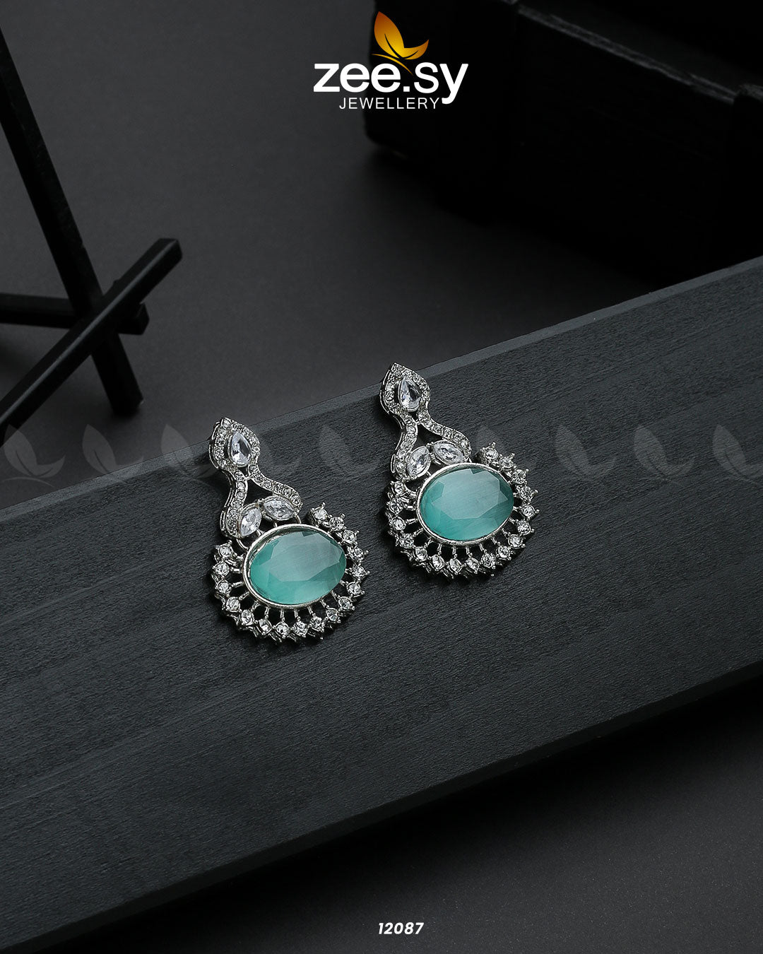 Aaina-E-Dil Silver Mint Green