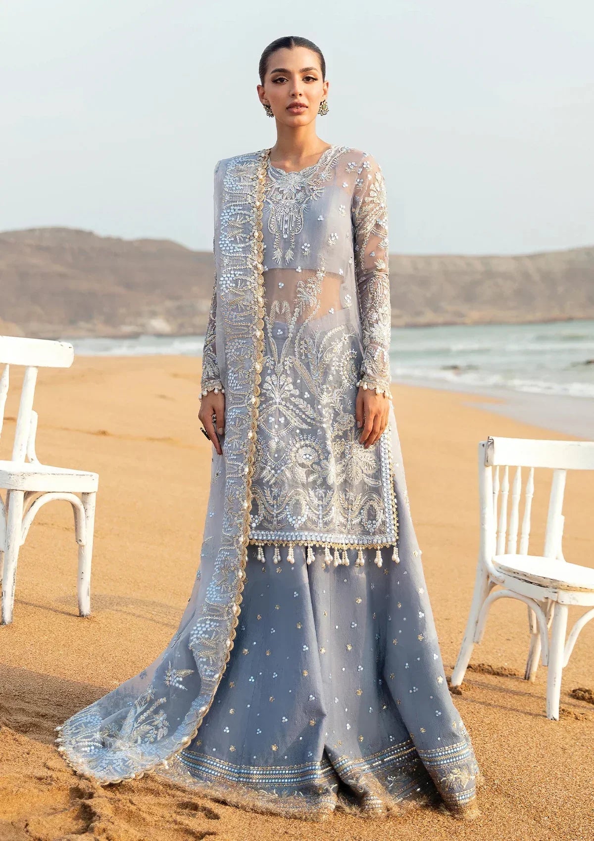Afrozeh | Dastangoi Wedding Formal'24 | AWE-01 NASHMIA - Pakistani Designer Dress - by Afrozeh | Type: Bridal - 100% Original at Saira Sultan