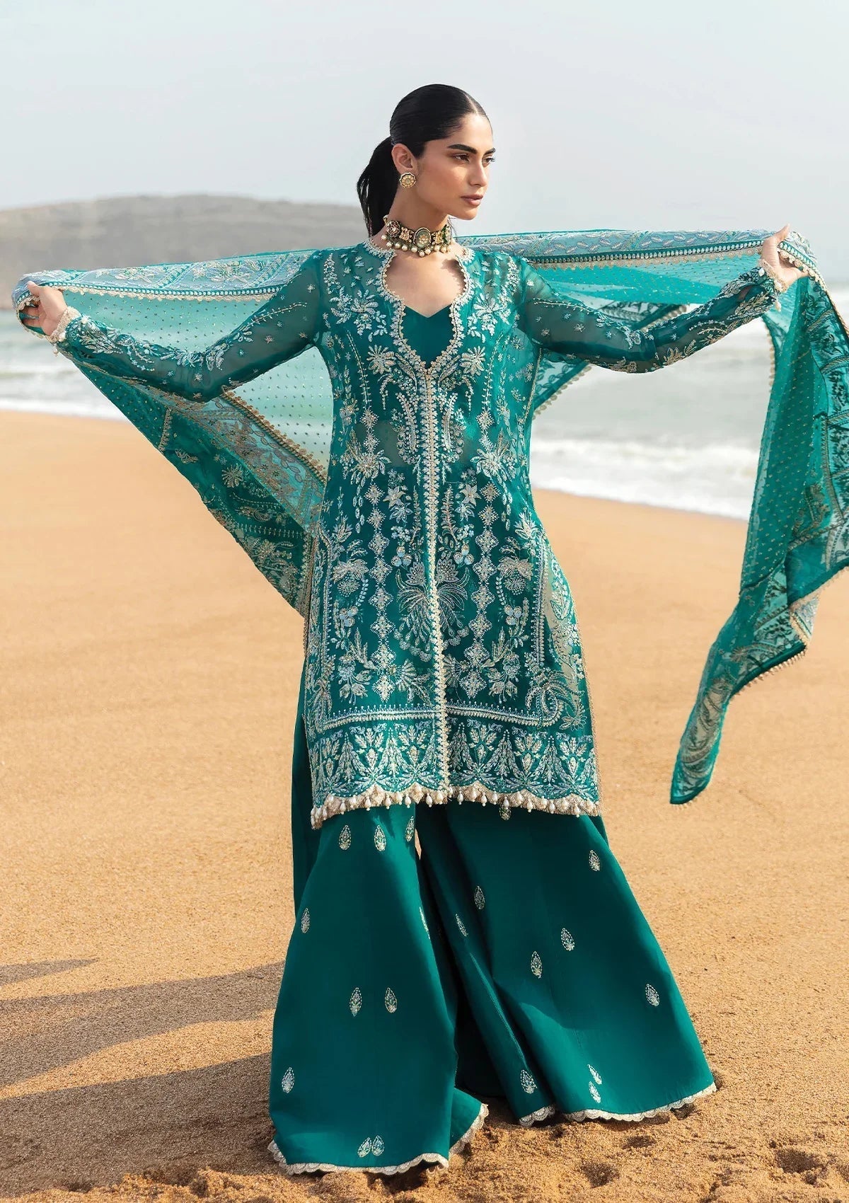 Afrozeh | Dastangoi Wedding Formal'24 | AWE-02 FIRDAUS - Pakistani Designer Dress - by Afrozeh | Type: Bridal - 100% Original at Saira Sultan