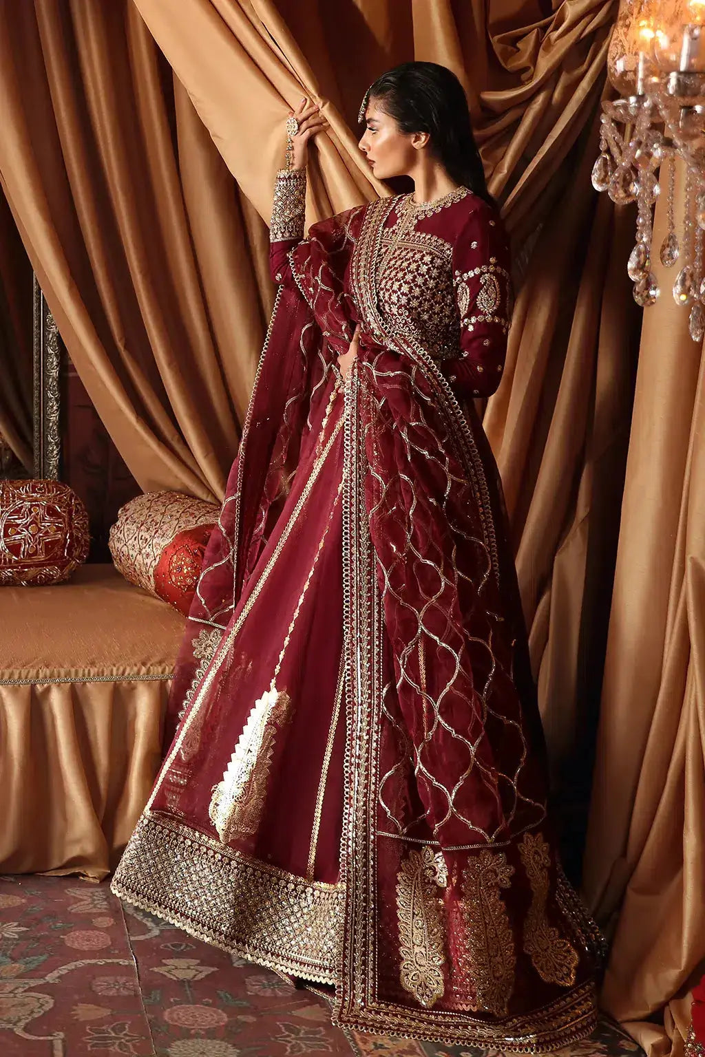 Afrozeh | Divani Silk Edit 23 | Muskan - Pakistani Designer Dress - by Afrozeh | Type: Bridal - 100% Original at Saira Sultan