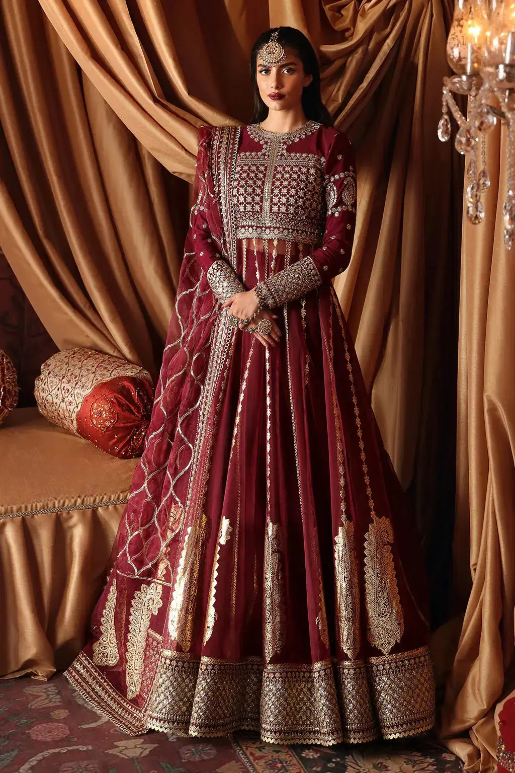 Afrozeh | Divani Silk Edit 23 | Muskan - Pakistani Designer Dress - by Afrozeh | Type: Bridal - 100% Original at Saira Sultan