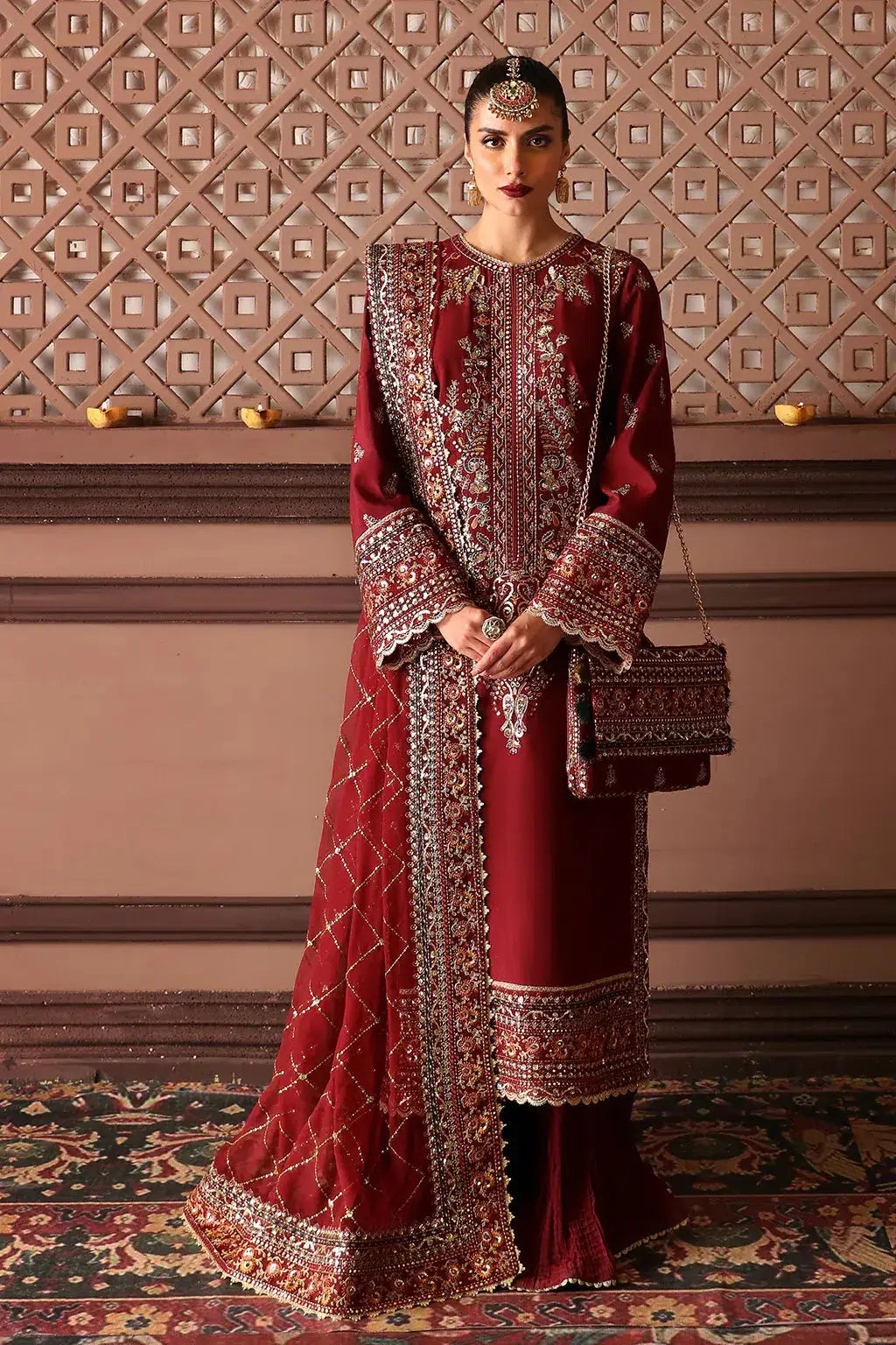 Afrozeh | Divani Silk Edit 23 | Naaz - Pakistani Designer Dress - by Afrozeh | Type: Bridal - 100% Original at Saira Sultan