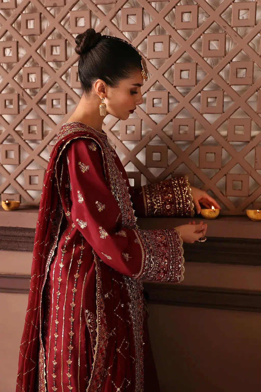 Afrozeh | Divani Silk Edit 23 | Naaz - Pakistani Designer Dress - by Afrozeh | Type: Bridal - 100% Original at Saira Sultan