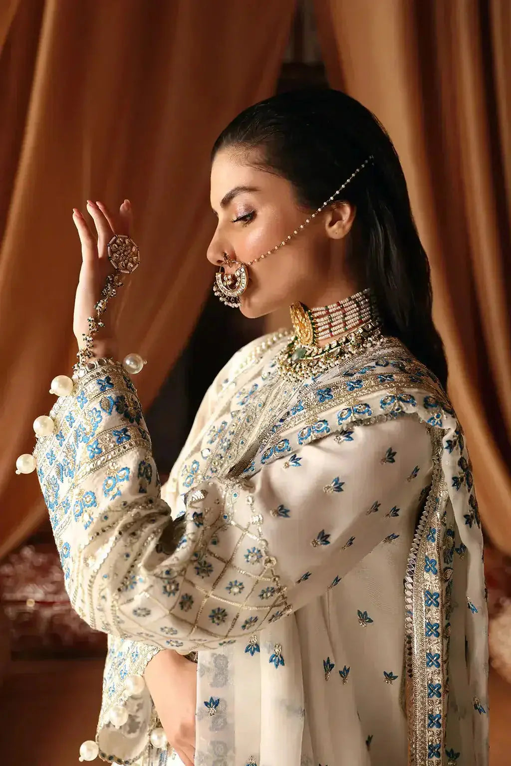 Afrozeh | Divani Silk Edit 23 | Chandni - Pakistani Designer Dress - by Afrozeh | Type: Bridal - 100% Original at Saira Sultan