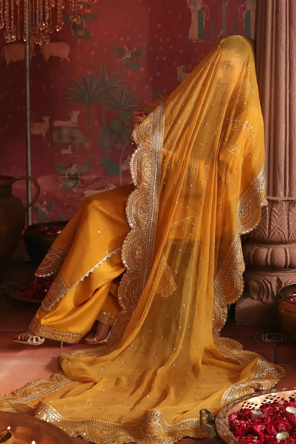Afrozeh | Divani Silk Edit 23 | Shama - Pakistani Designer Dress - by Afrozeh | Type: Bridal - 100% Original at Saira Sultan