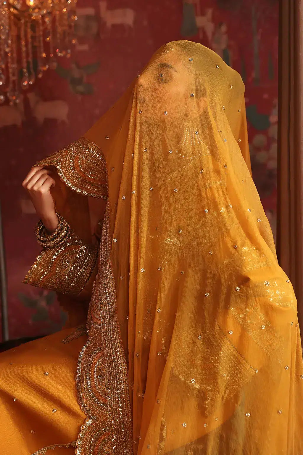 Afrozeh | Divani Silk Edit 23 | Shama - Pakistani Designer Dress - by Afrozeh | Type: Bridal - 100% Original at Saira Sultan