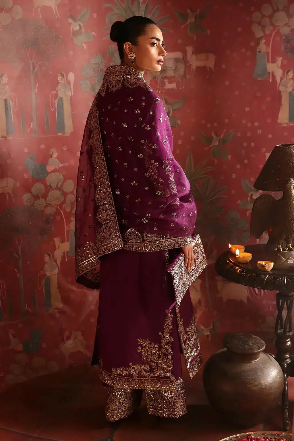 Afrozeh | Divani Silk Edit 23 | Khushbu - Pakistani Designer Dress - by Afrozeh | Type: Bridal - 100% Original at Saira Sultan