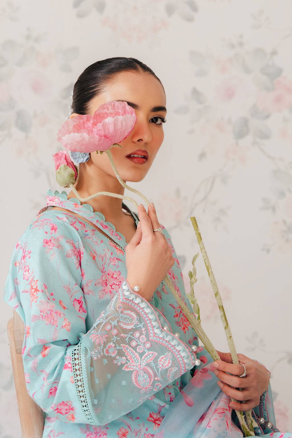 Afrozeh | The Floral Charm | Bali - Pakistani Designer Dress - by Afrozeh | Type: Luxury - 100% Original at Saira Sultan