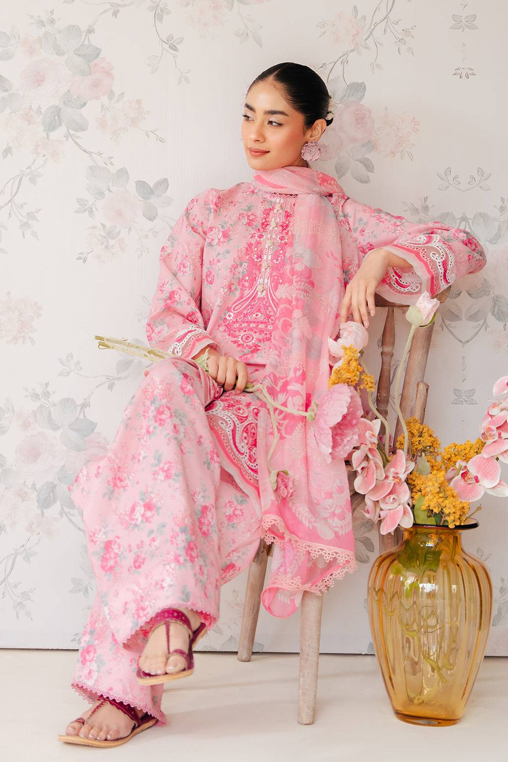 Afrozeh | The Floral Charm | Begonia - Pakistani Designer Dress - by Afrozeh | Type: Luxury - 100% Original at Saira Sultan