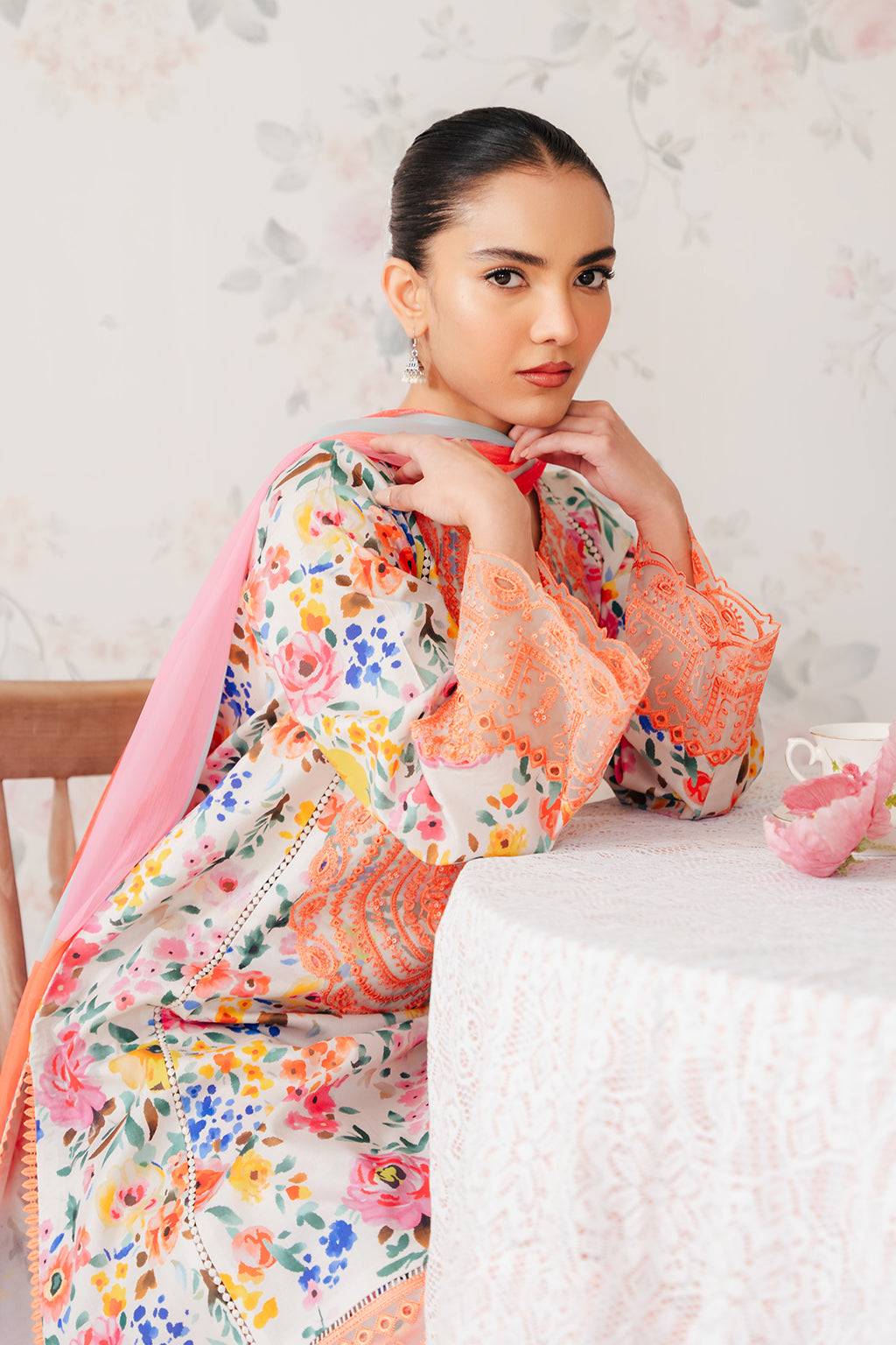 Afrozeh | The Floral Charm | Sundance - Pakistani Designer Dress - by Afrozeh | Type: Luxury - 100% Original at Saira Sultan