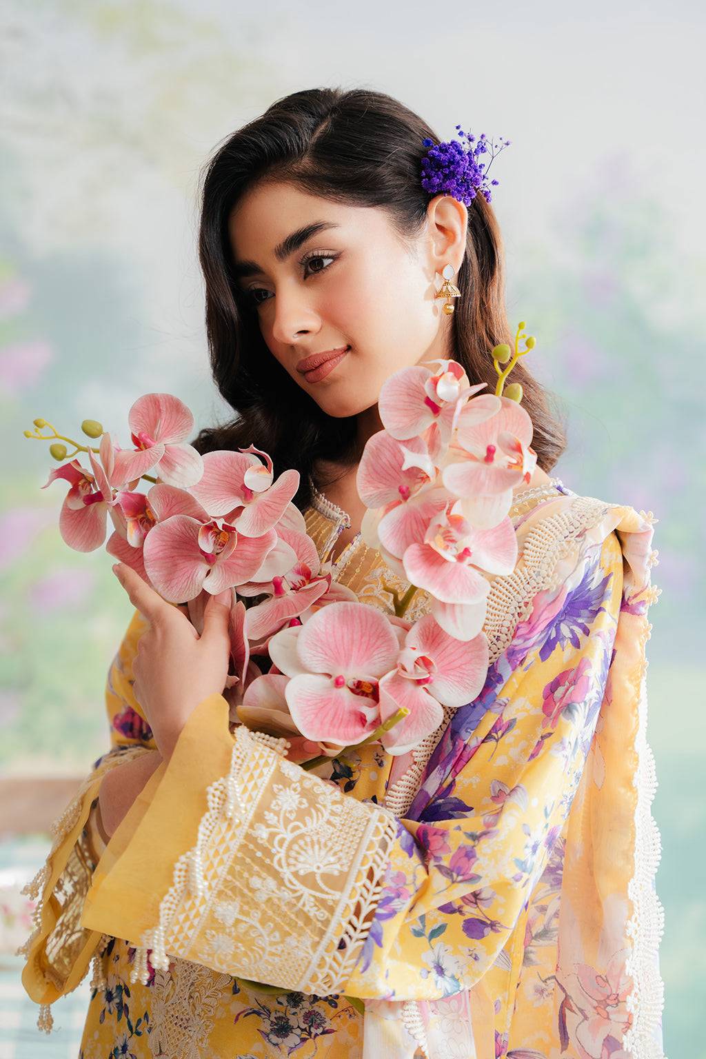 Afrozeh | The Floral Charm | Tuscany - Pakistani Designer Dress - by Afrozeh | Type: Luxury - 100% Original at Saira Sultan