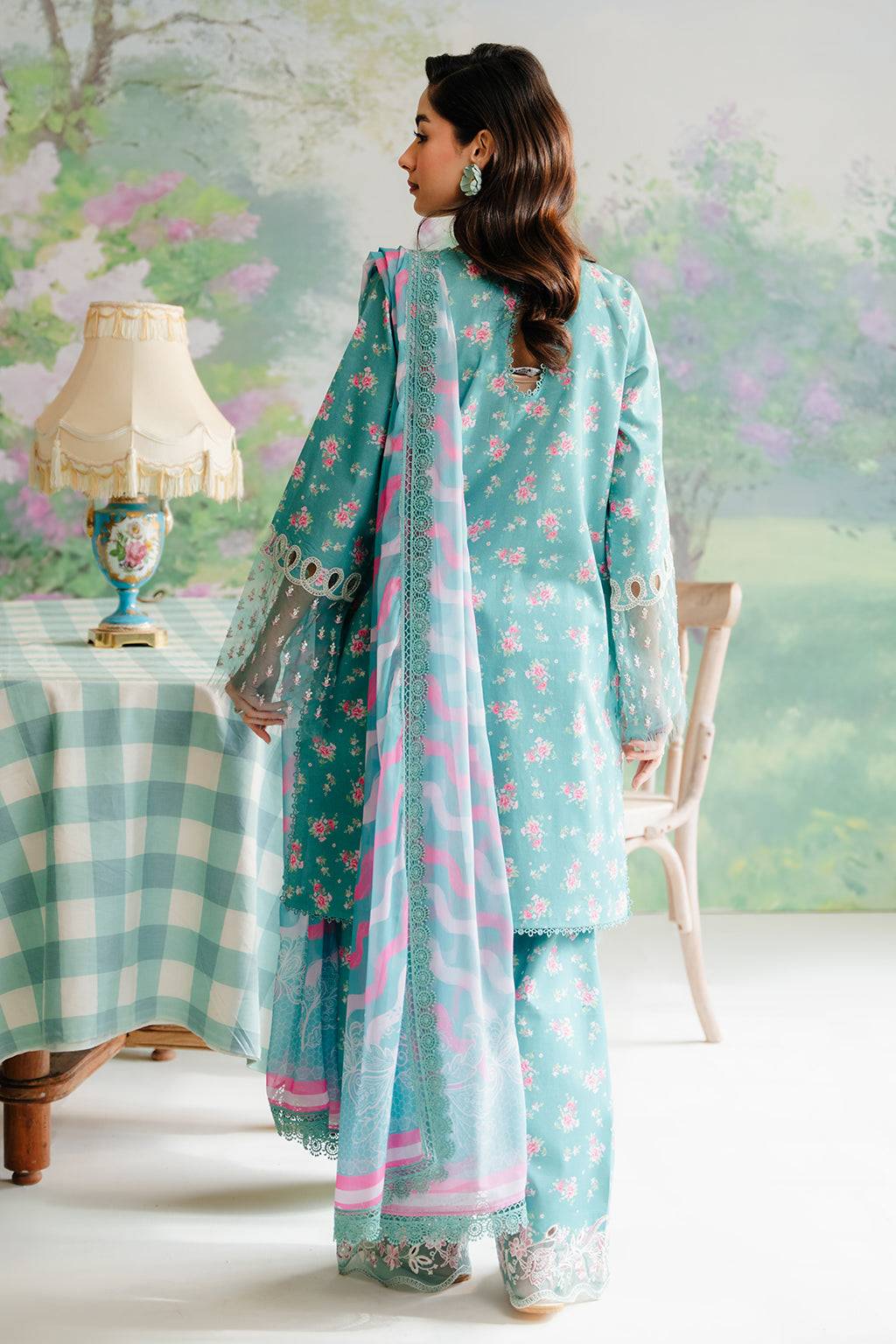 Afrozeh | The Floral Charm | Erasmus - Pakistani Designer Dress - by Afrozeh | Type: Luxury - 100% Original at Saira Sultan
