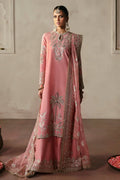 Afrozeh | Divani Silk Edit 25 | Gulrukh L Powder Pink Raw Silk